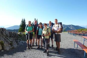 Wandergruppe der Hüttentour